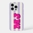 Recherche de rayures violettes iphone coques Rose et violet