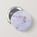 Recherche de sirène badges Aquarelle