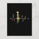 Recherche de instruments vent cartes postales Trompette