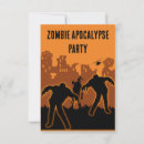 Recherche de apocalypse invitations Parti d'apocalypse zombie