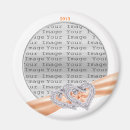 Recherche de ruban de coeur magnets Orange