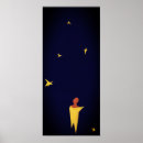 Recherche de jaune et noir posters Minimaliste