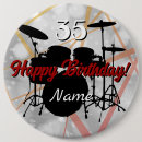 Recherche de batteur badges Noir