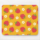 Recherche de motif fraise tapis souris Girly