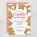 Recherche de cookie exchange noël invitations Rouge
