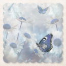 Recherche de papillon bleu dessous de verres Toute personne