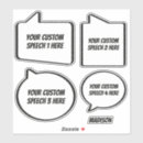 Recherche de discours autocollants Mignon