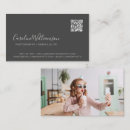 Recherche de styliste de client cartes visite Élégant