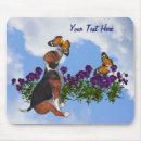 Recherche de chien papillon tapis souris Mignon