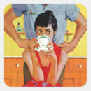 Recherche de leader autocollants Dame