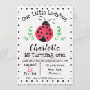 Recherche de ladybugs anniversaire invitations Coccinelle