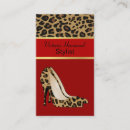 Recherche de talons cartes visite À la mode