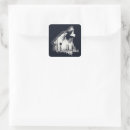 Recherche de loup sauvage autocollants Noir