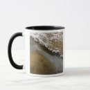 Recherche de pollution tasses Vue satellite