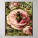 Recherche de vintage bee posters Fleurs