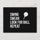 Recherche de swing cartes postales Balle