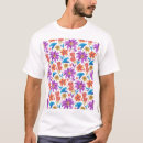 Recherche de floral modelé tshirts Coloré