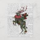 Recherche de cerf cartes postales Fleurs