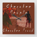 Recherche de larmes horloges Cherokee