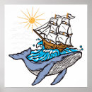 Recherche de baleine bleue posters Pour enfants