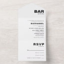 Recherche de mitzvah blanc de barre invitations Pour lui