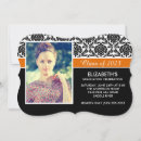 Recherche de black damask invitations Diplôme