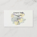 Recherche de pensées cartes visite Fleur