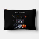 Recherche de chat drôle cosmétiques pochettes Halloween
