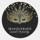 Recherche de mascarade autocollants 16 fête douce