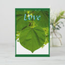 Recherche de feuille en forme de coeur vœux cartes Nature