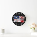 Recherche de drapeau des états unis horloges Usa
