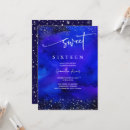 Recherche de blue and silver invitations Élégant