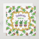 Recherche de motif ananas invitations Été