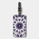 Recherche de fleur mandala bagages étiquettes Kaléidoscope