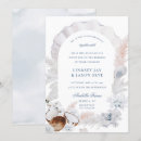 Recherche de de coquillage mariage invitations Bleu poussiéreux
