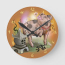 Recherche de zodiaque chinois horloges Porc