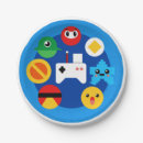 Recherche de jeux vidéo assiettes en papier Partie gamer