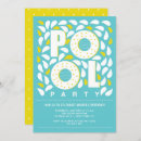 Recherche de splash party invitations Fête de la piscine