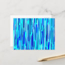 Recherche de gouttes de pluie cartes postales Bleu