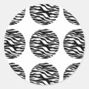 Recherche de motif de zèbre autocollants Unique