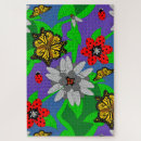 Recherche de coccinelle puzzles Coloré