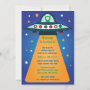 Recherche de vaisseau spatial anniversaire invitations Aliens