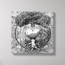 Recherche de arbre noir et blanc posters toiles Arbre de vie