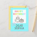 Recherche de petit chat blanc cartes postales Pour enfants