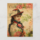Recherche de rétros filles cartes postales Vintage