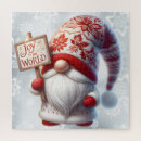 Recherche de gnome puzzles Noël