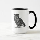 Recherche de hibou noir et blanc tasses Gothique