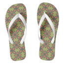 Recherche de floral tongs Vert