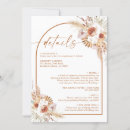 Recherche de pampas grass invitations Bohème