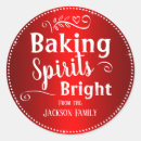 Recherche de cookie baking autocollants Cookies de noël